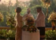Bali destination wedding villa set up for a romantic beachfront ceremony